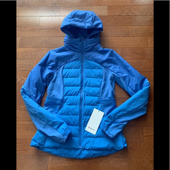 LULULEMON DOWN FOR IT ALL JACKET/COAT-BLUE NILE,10 - Picture 2 of 15
